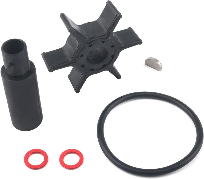 QUICKMARINE 68T-44352 Marine Water Pump Impeller Service Kit fits Yamaha 4 Stroke 6 8 9.9 HP Boat Outboard Motor Replacement 68T-44352-00 Sierra 18-8910 - Image 1